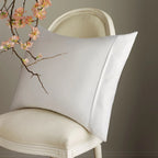 Cotton Sateen Pillow Protectors in White, 350 Thread Count for an Extra Layer of Pillow Care