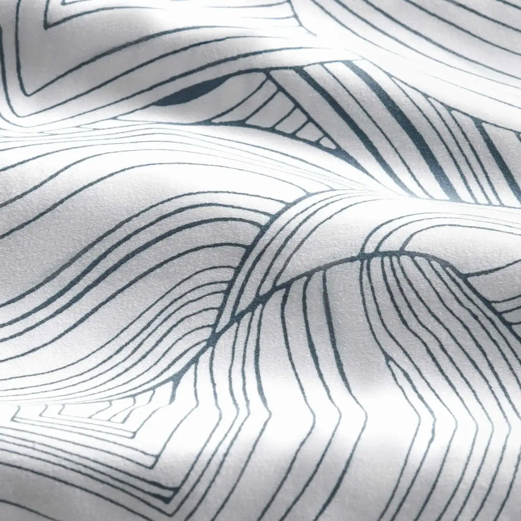 Cotton Sateen Sheet Set in 100% Long-Staple Cotton for Smooth Comfort and Easy Everyday Bed-Making