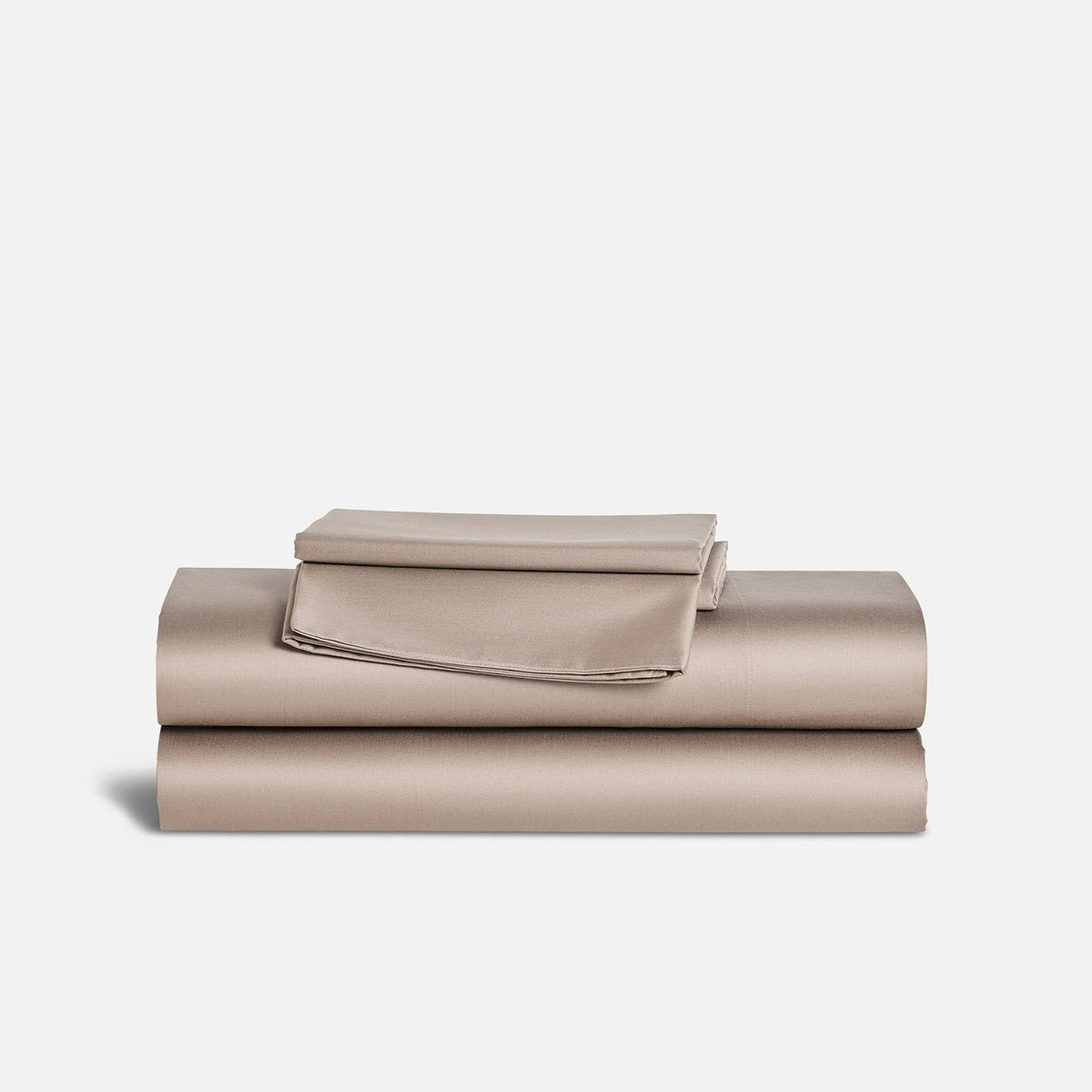 Cotton Sateen Sheet Set in 100% Long-S — Oak / Twin / Oak / Twin XL / Oak / Full / Oak / Queen / Oak / King / Oak / Cali King