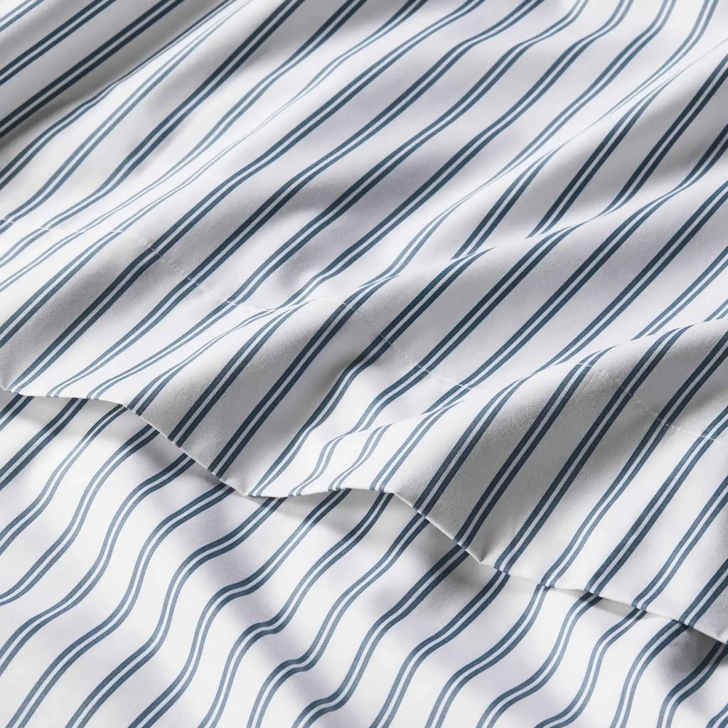 Cotton Sateen Sheet Set in 100% Long-Staple Cotton for Smooth Comfort and Easy Everyday Bed-Making