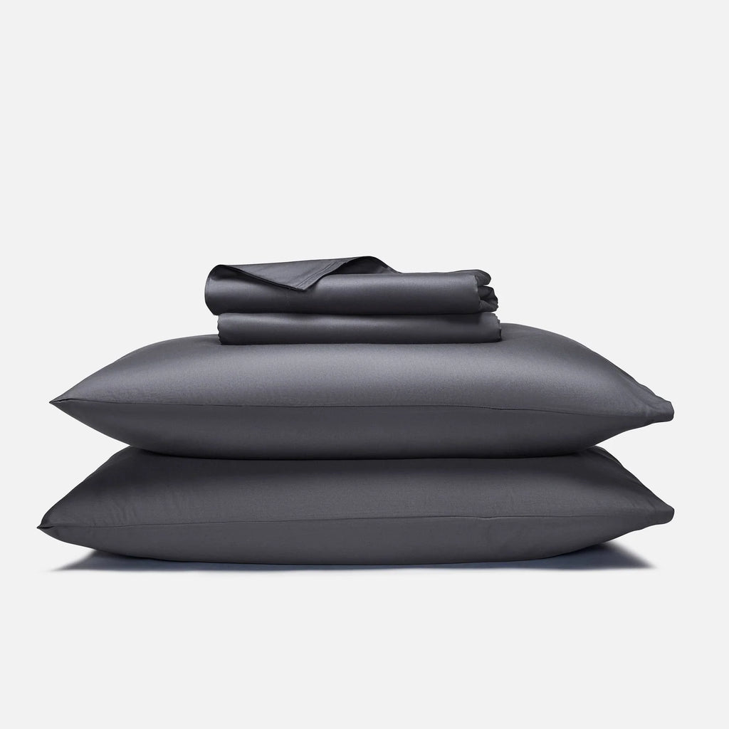 Cotton Sateen Sheet Set in — Slate / Twin / Slate / Twin XL / Slate / Full / Slate / Queen / Slate / King / Slate / Cali King