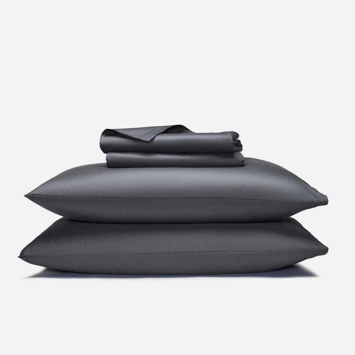 Cotton Sateen Sheet Set in — Slate / Twin / Slate / Twin XL / Slate / Full / Slate / Queen / Slate / King / Slate / Cali King
