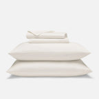 Cotton Sateen Sheet Set in — Cream / Twin / Cream / Twin XL / Cream / Full / Cream / Queen / Cream / King / Cream / Cali King