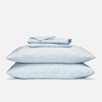 Cotton Sateen Sheet — Calm Waters in Frost / Twin / Calm Waters in Frost / Twin XL / Calm Waters in Frost / Full / Calm Water