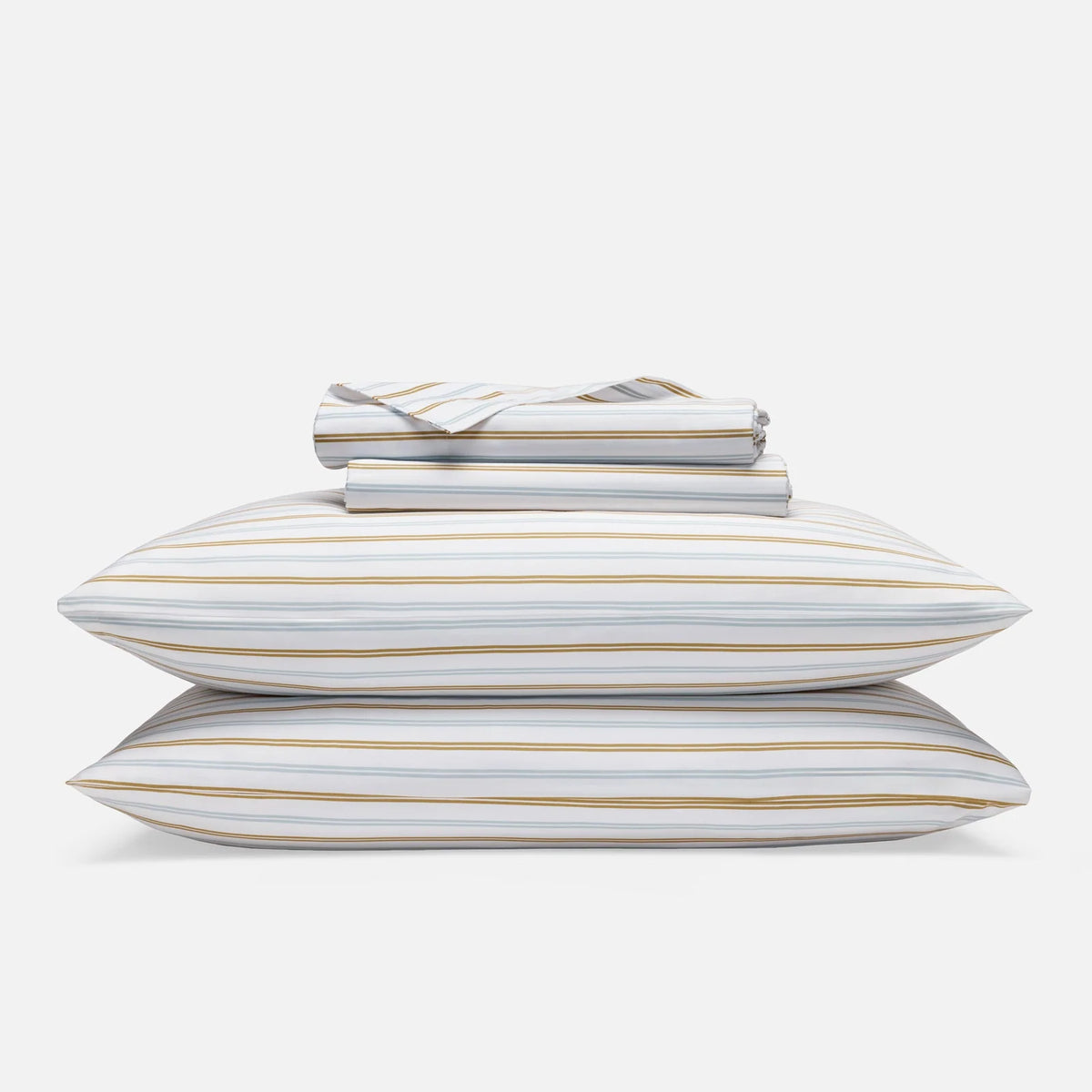 Cotton Sateen Sheet Set in 100% Long-Staple Cotton for Smooth Comfort and Easy Everyday Bed-Making