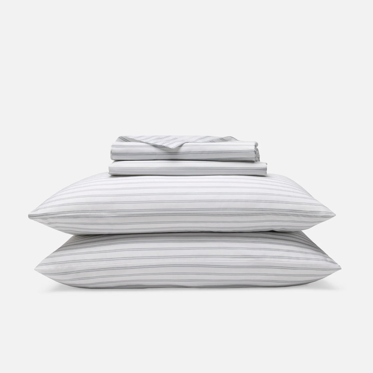 Cotton Sateen Sheet Set in 100% Long-Staple Cotton for Smooth Comfort and Easy Everyday Bed-Making