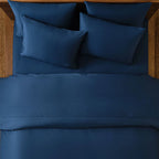 Cotton Sateen Sheet Set in 100% Long-Staple Cotton for Smooth Comfort and Easy Everyday Bed-Making