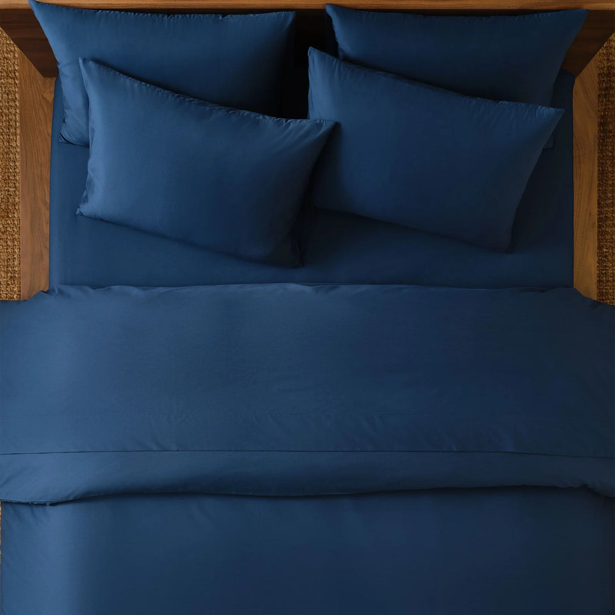 Cotton Sateen Sheet Set in 100% Long-Staple Cotton for Smooth Comfort and Easy Everyday Bed-Making