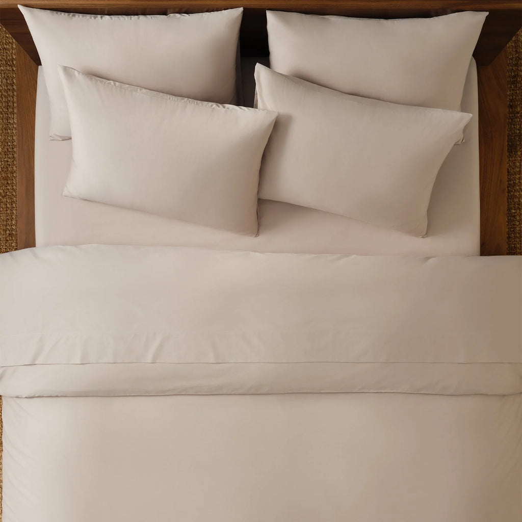 Cotton Sateen Sheet Set in 100% Long-Staple Cotton for Smooth Comfort and Easy Everyday Bed-Making