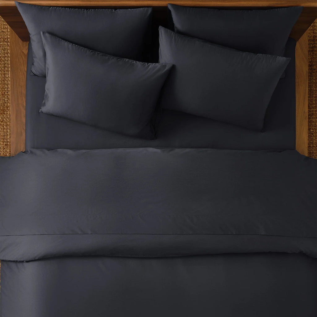 Cotton Sateen Sheet Set in 100% Long-Staple Cotton for Smooth Comfort and Easy Everyday Bed-Making