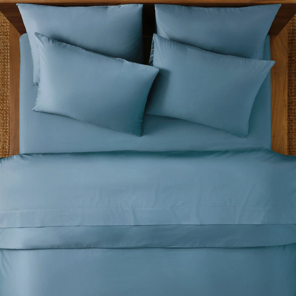 Cotton Sateen Sheet Set in 100% Long-Staple Cotton for Smooth Comfort and Easy Everyday Bed-Making