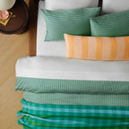 Cotton Sateen Sheet Set in 100% Long-Staple Cotton for Smooth Comfort and Easy Everyday Bed-Making