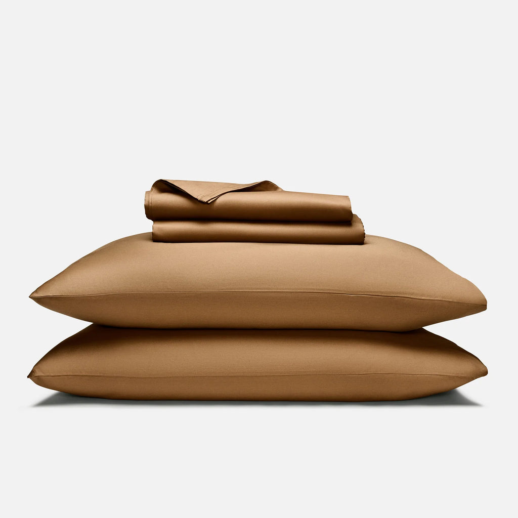 Cotton Sateen Sheet — Nutmeg / Twin / Nutmeg / Twin XL / Nutmeg / Full / Nutmeg / Queen / Nutmeg / King / Nutmeg / Cali King