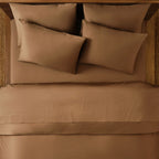 Cotton Sateen Sheet Set in 100% Long-Staple Cotton for Smooth Comfort and Easy Everyday Bed-Making