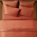 Cotton Sateen Sheet Set in 100% Long-Staple Cotton for Smooth Comfort and Easy Everyday Bed-Making