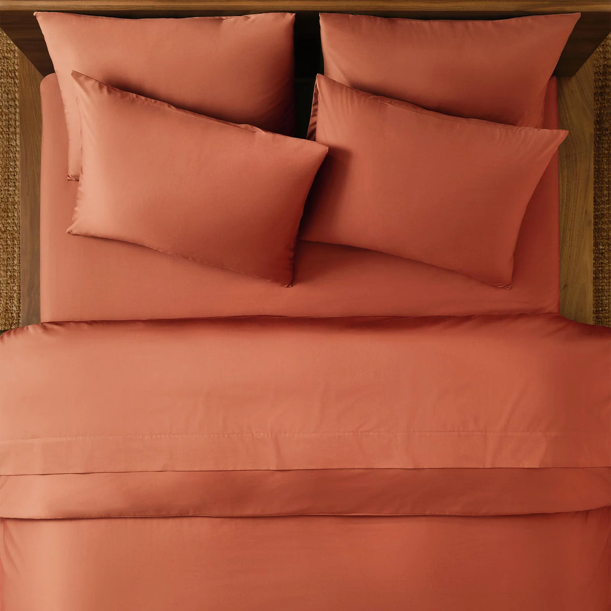 Cotton Sateen Sheet Set in 100% Long-Staple Cotton for Smooth Comfort and Easy Everyday Bed-Making
