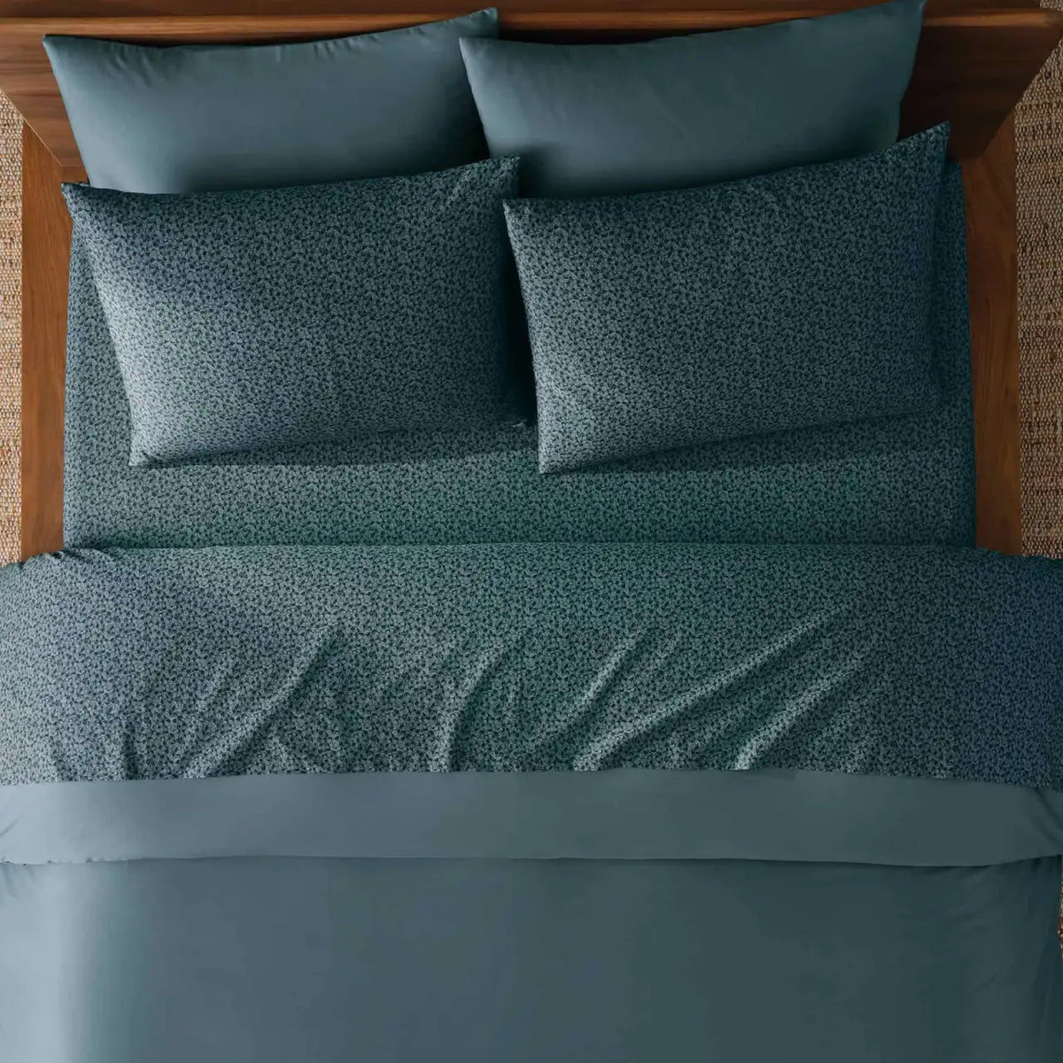 Cotton Sateen Sheet Set in 100% Long-Staple Cotton for Smooth Comfort and Easy Everyday Bed-Making