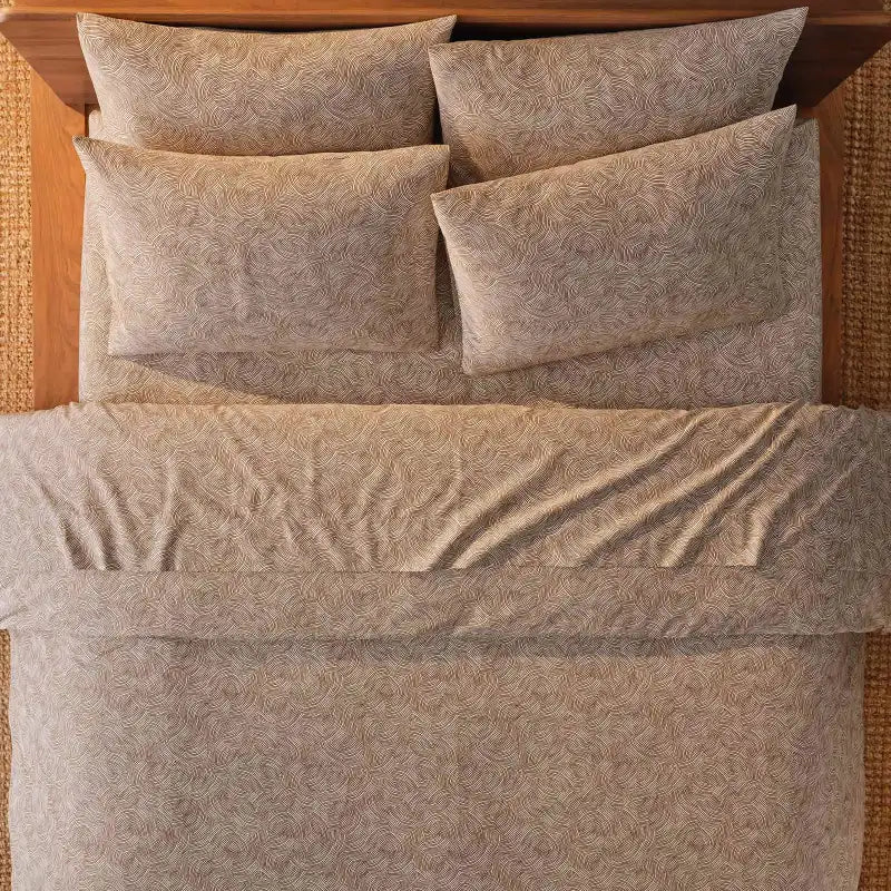 Cotton Sateen Sheet Set in 100% Long-Staple Cotton for Smooth Comfort and Easy Everyday Bed-Making