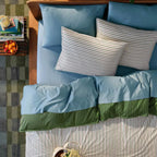 Cotton Sateen Sheet Set in 100% Long-Staple Cotton for Smooth Comfort and Easy Everyday Bed-Making