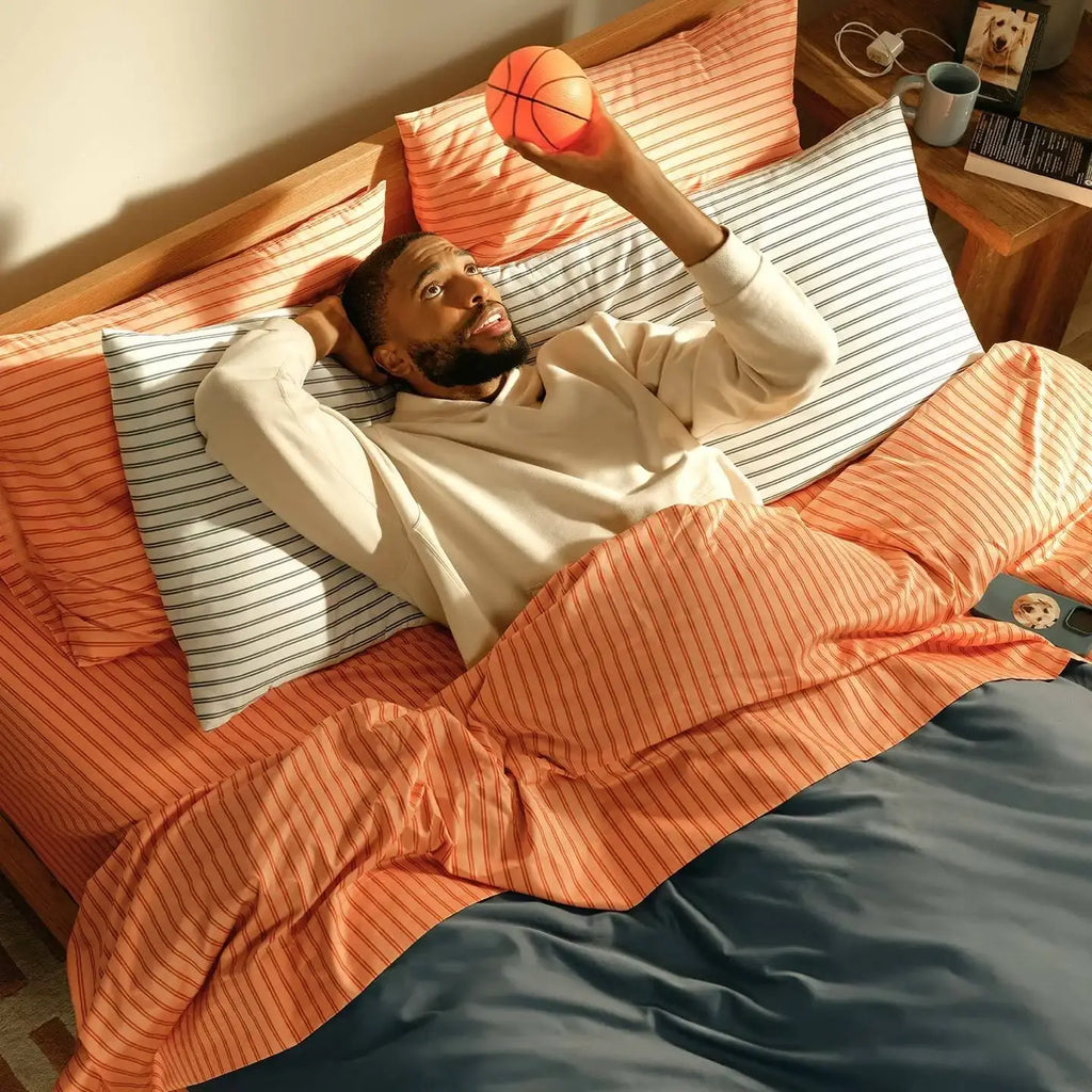Cotton Sateen Sheet Set in 100% Long-Staple Cotton for Smooth Comfort and Easy Everyday Bed-Making