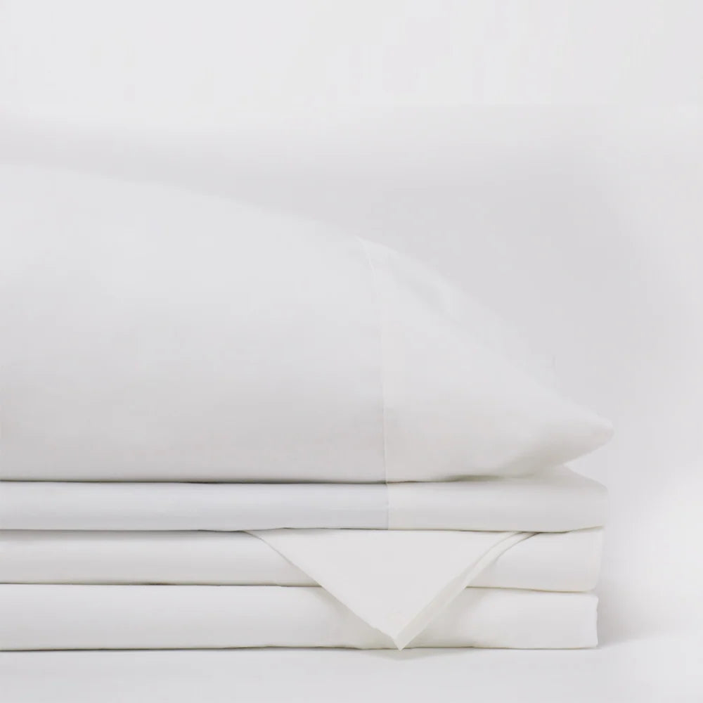 Cotton Sheet Set in Pure White