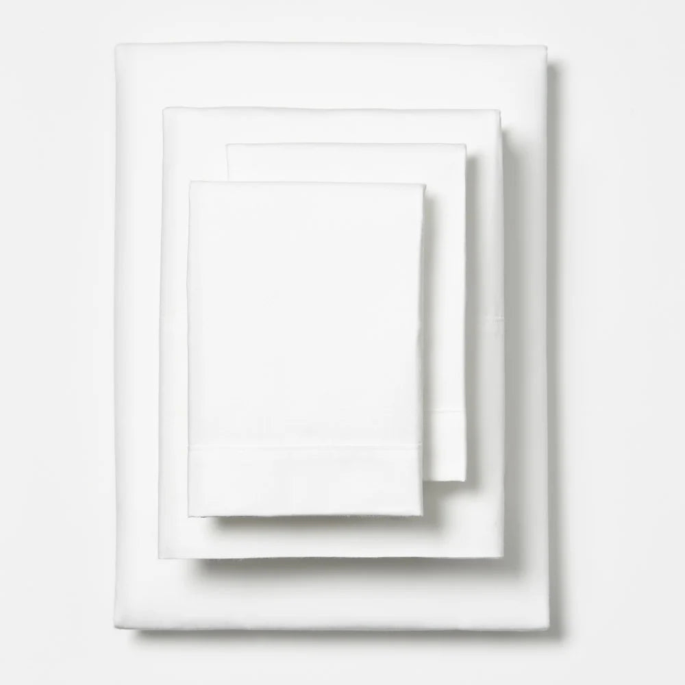 Cotton Sheet Set in Pure White