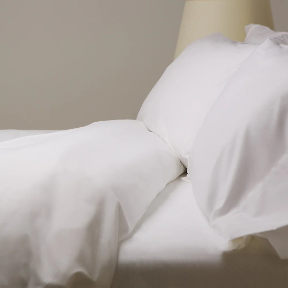 Cotton Sheet Set in Pure White