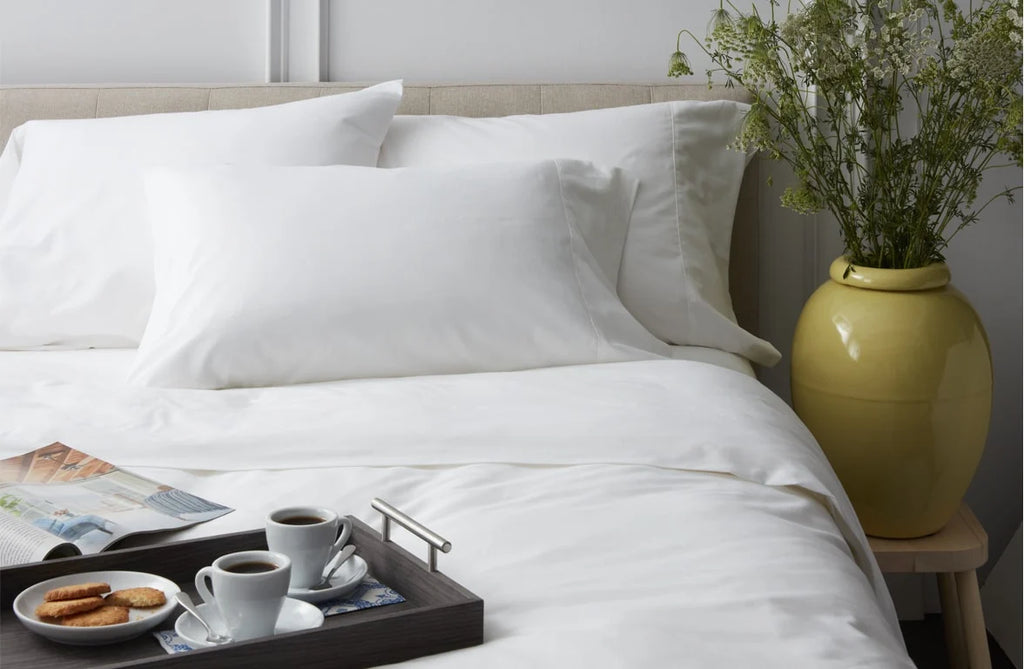 Cotton Sheet Set in Pure White