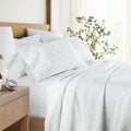 Cotton Sheet Set in Rustic Jacobean Style, 4-Piece Long Staple