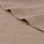 Cotton Thermal Blanket in Soft Basketweave
