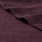 Cotton Thermal Blanket in Soft Basketweave