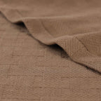 Cotton Thermal Blanket in Soft Basketweave