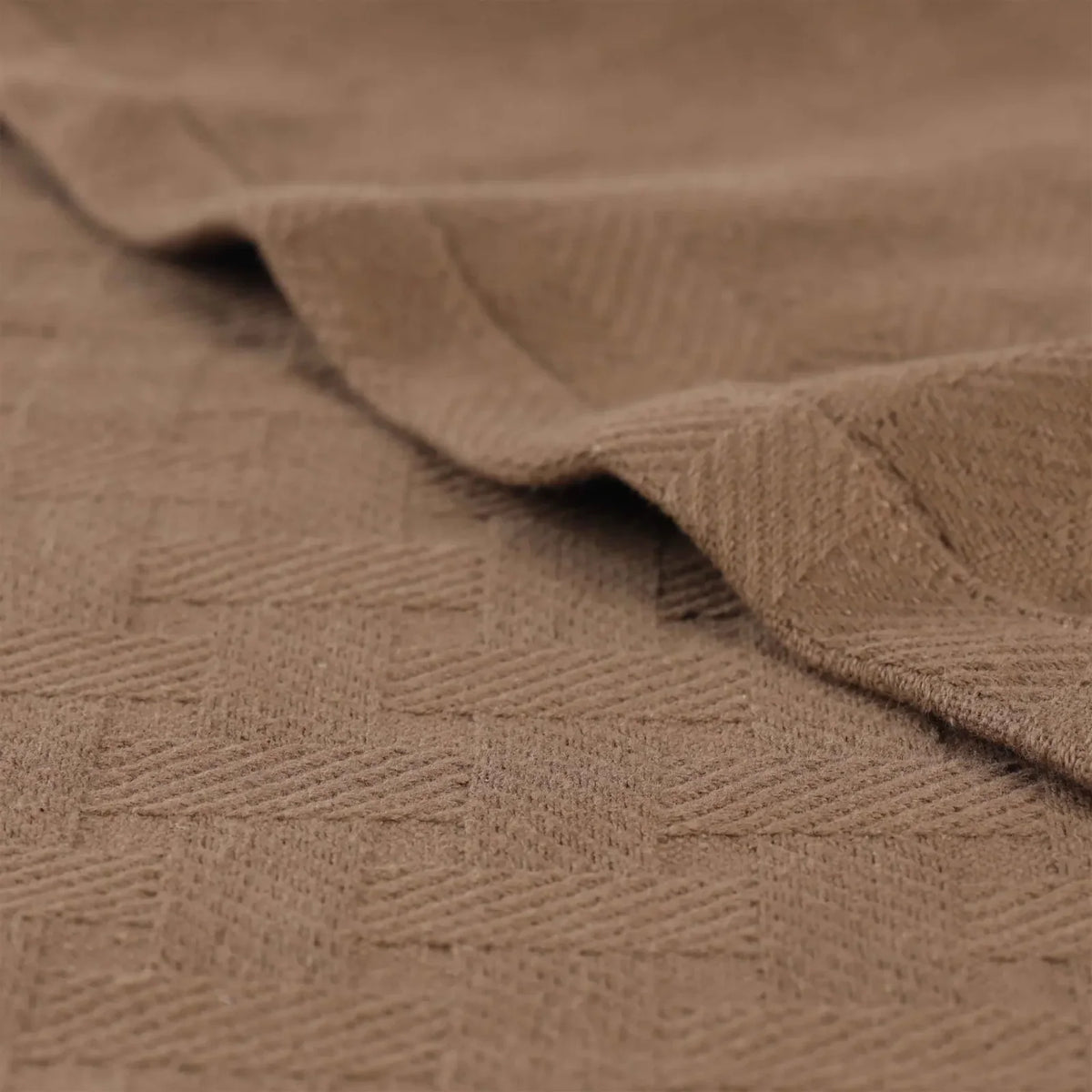 Cotton Thermal Blanket in Soft Basketweave