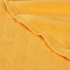 Cotton Thermal Blanket in Soft Basketweave