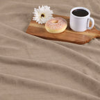 Cotton Thermal Blanket in Soft Basketweave