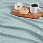 Cotton Thermal Blanket in Soft Basketweave