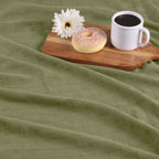 Cotton Thermal Blanket in Soft Basketweave