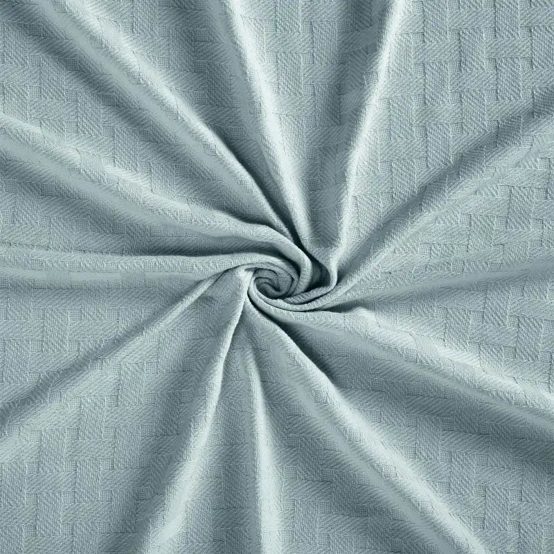 Cotton Thermal Blanket in Soft Basketweave
