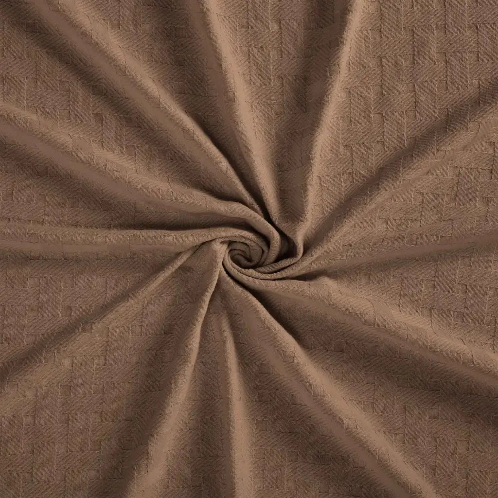 Cotton Thermal Blanket in Soft Basketweave