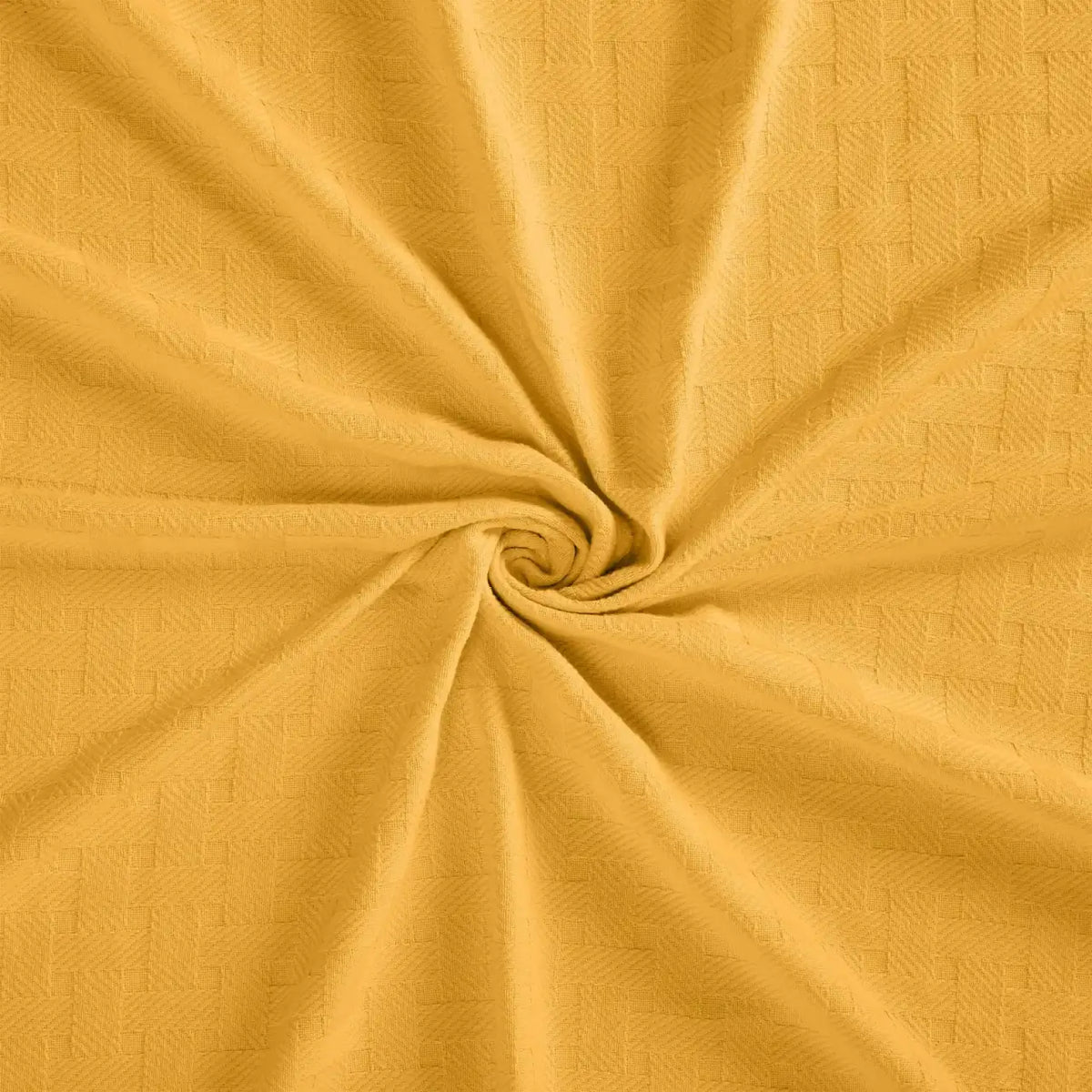 Cotton Thermal Blanket in Soft Basketweave