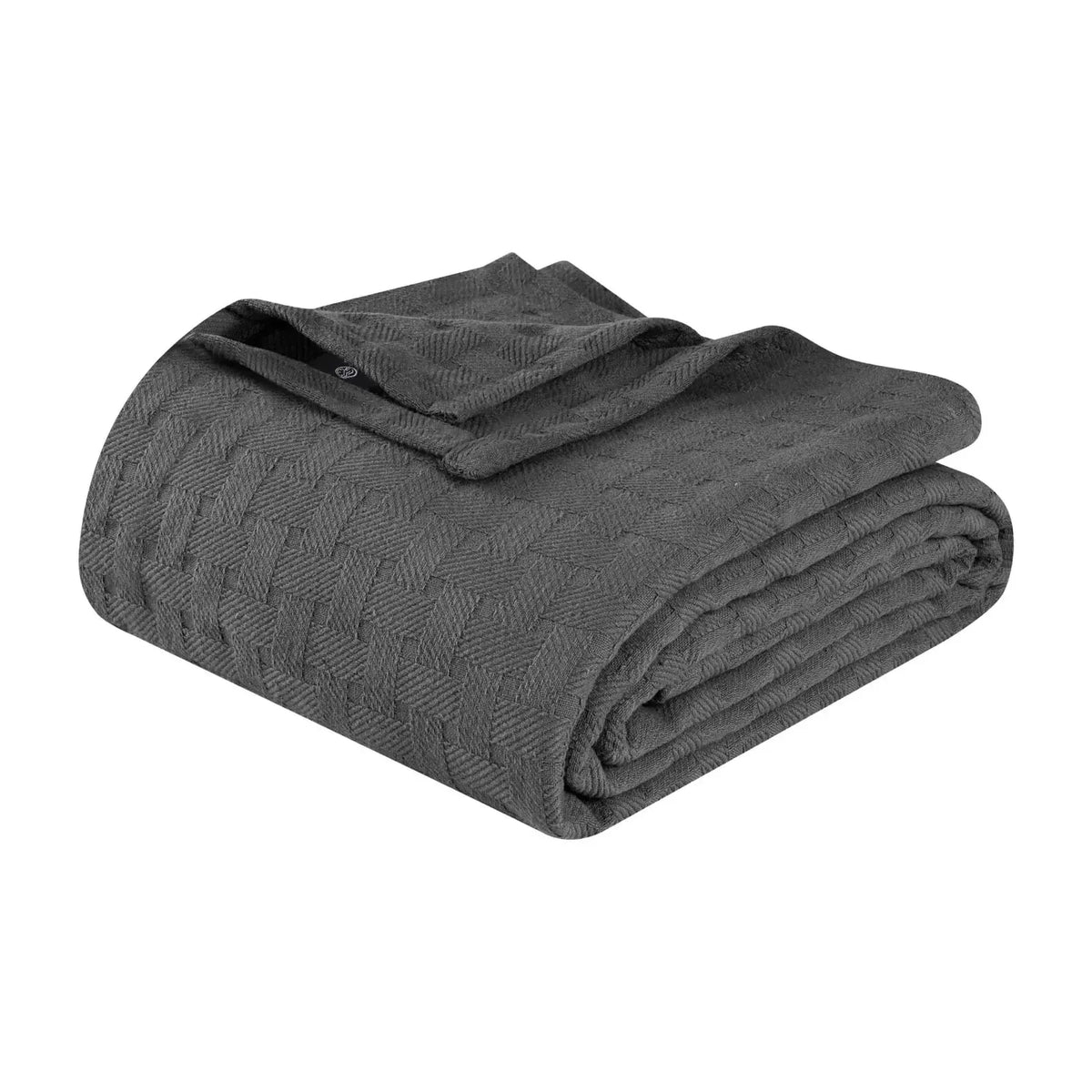 Cotton Thermal Blanket in Soft Basketweave