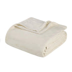 Cotton Thermal Blanket in Soft Basketweave
