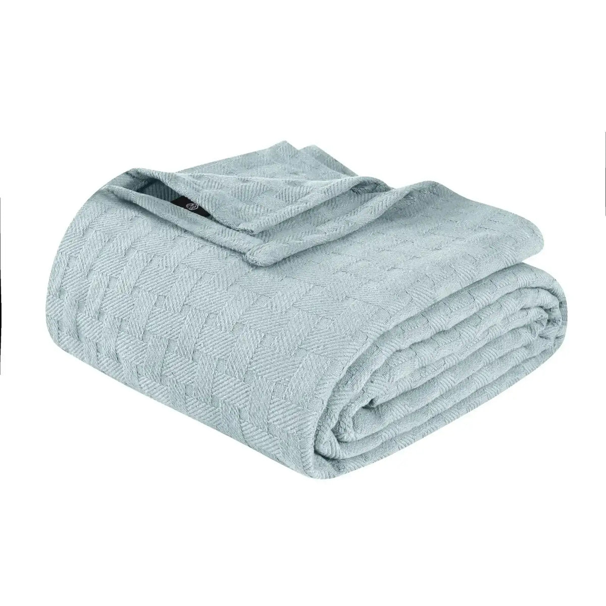 Cotton Thermal Blanket in Soft Basketweave