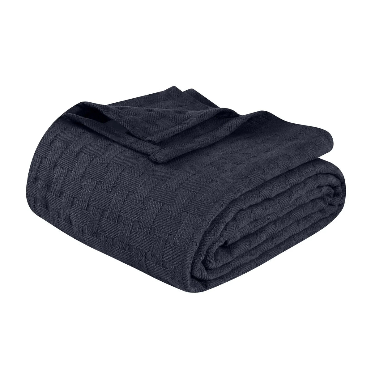 Cotton Thermal Blanket in Soft Basketweave