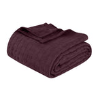 Cotton Thermal Blanket in Soft Basketweave