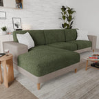 Couch Cushion Covers for Removable Sofa and Chair Cushions, Stretch Fit in 14 Color · Seat Cushion Cover