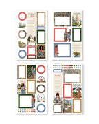 Country Charm Sticker Book with 24 Pages of Rustic Planner and Scrapbook Stickers for Journaling and Creative Projects