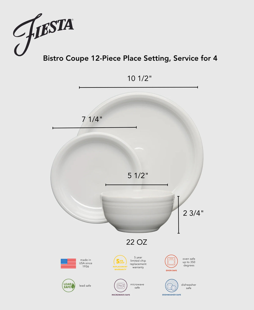 Coupe Dinnerware Set