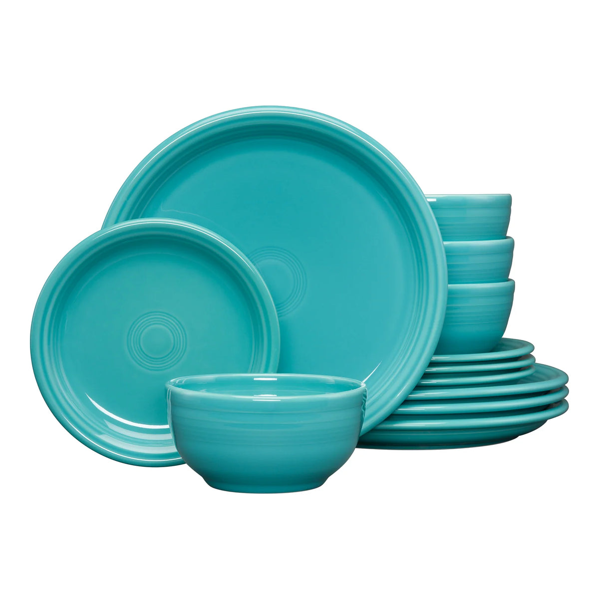 Coupe Dinnerware Set, turquoise