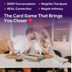 Couples Card Game with 100 Deep Questions in Four Love Categories for Date Nights and Meaningful Connection